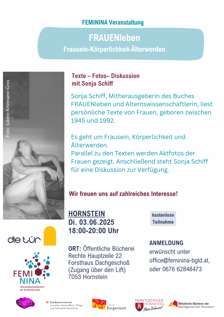 Buchpräsentation mit Sonja Schiff