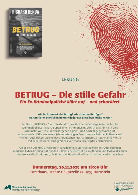 Lesung Richard Benda