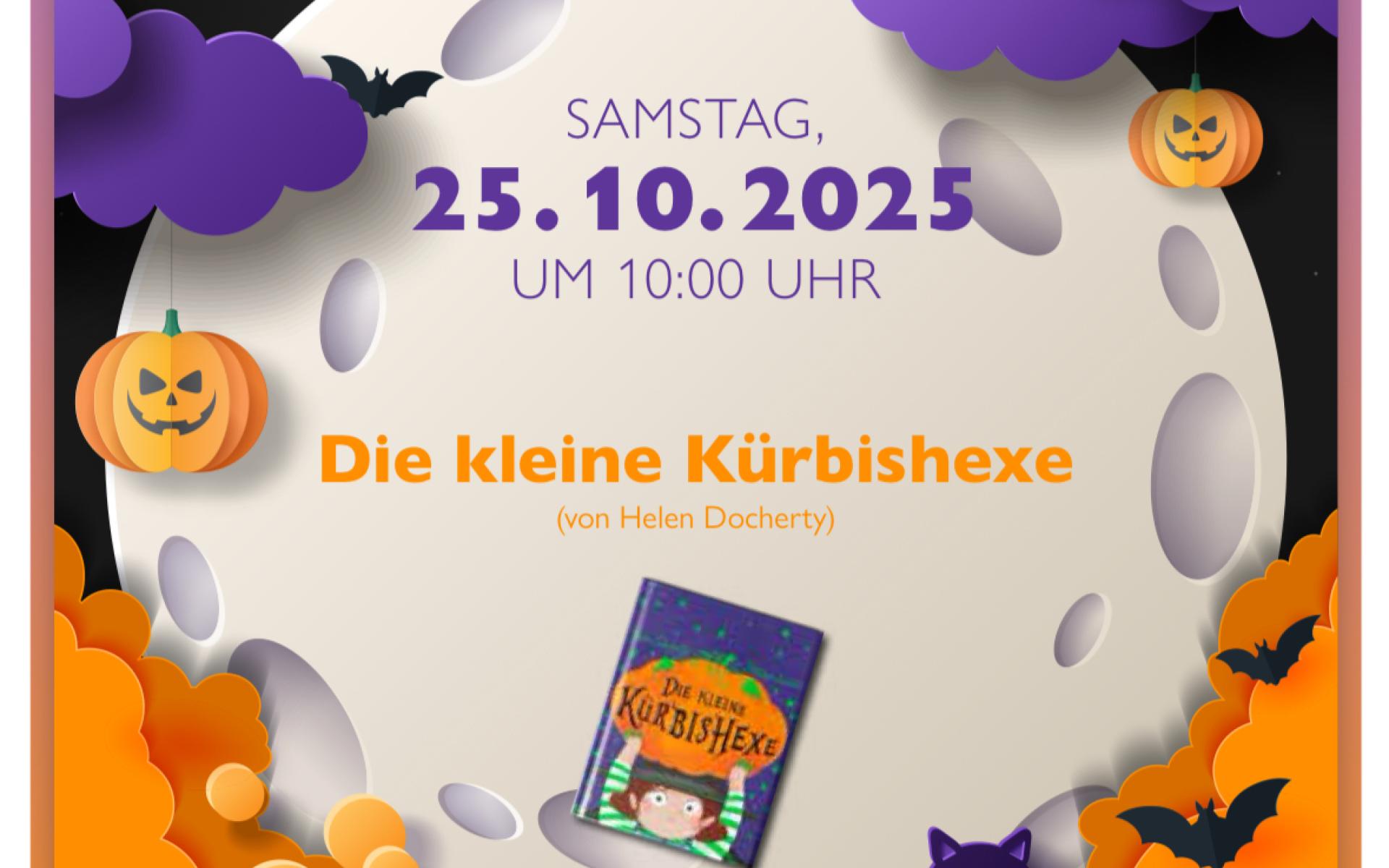 Halloween Lesung Die kleine Kürbishexe