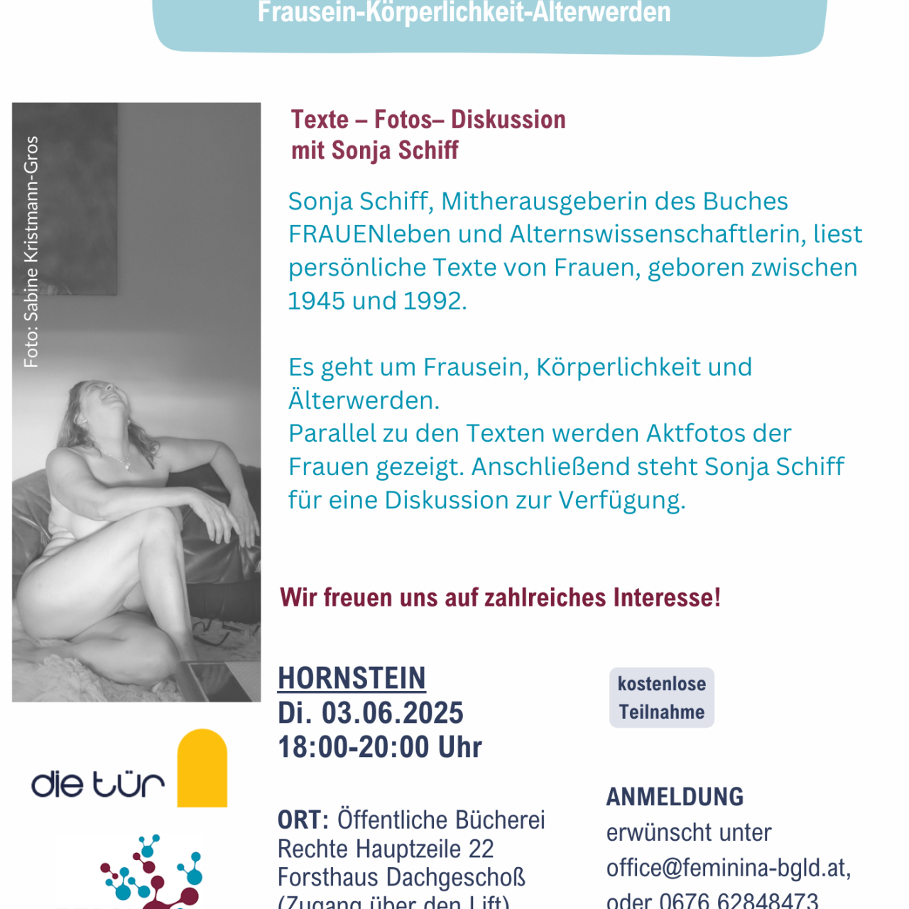 Buchpräsentation mit Sonja Schiff