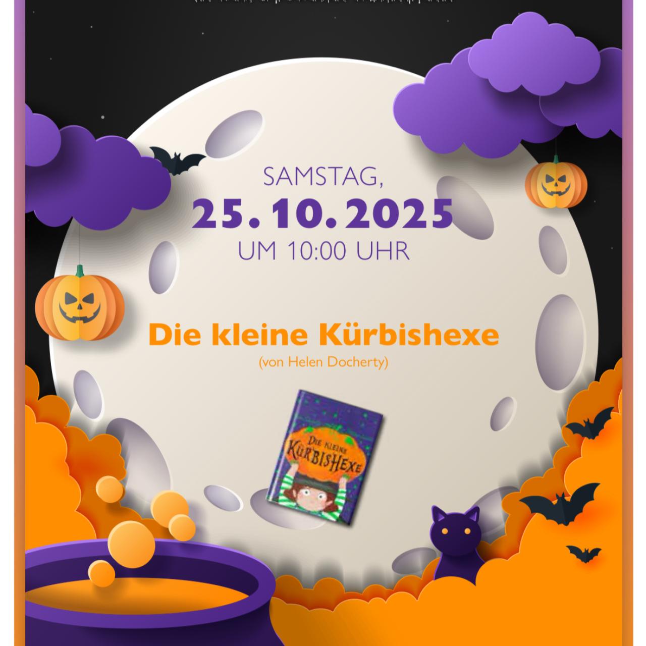 Halloween Lesung Die kleine Kürbishexe