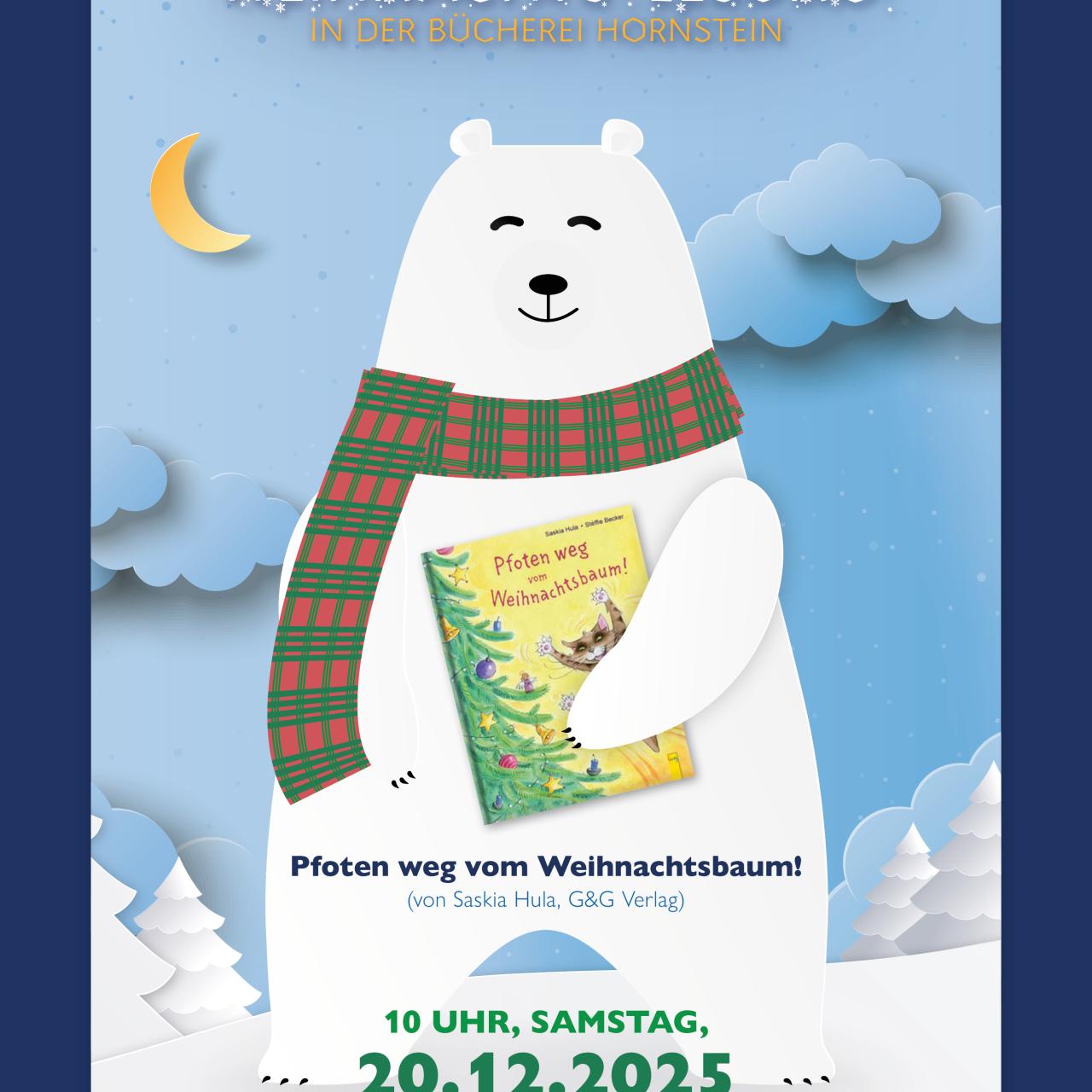 Pfoten weg vom Weihnachtsbaum!